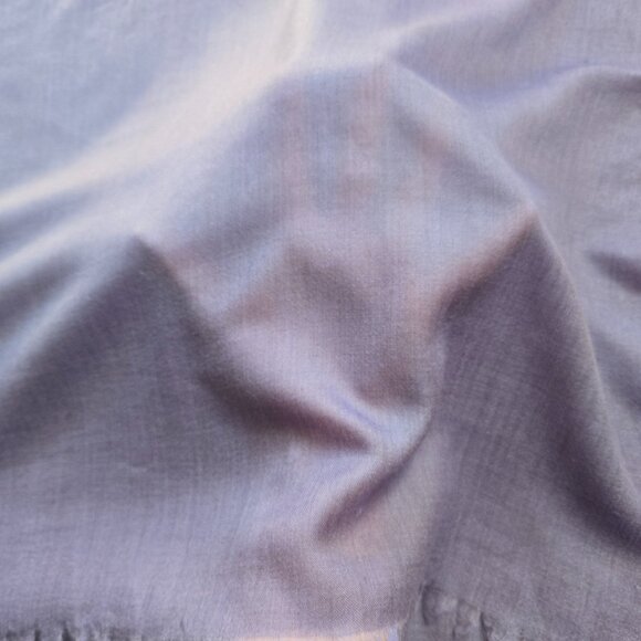 Huge Cashmere Lightweight Woven Wrap Scarf Shawl Periwinkle Blue - Picture 4 of 10